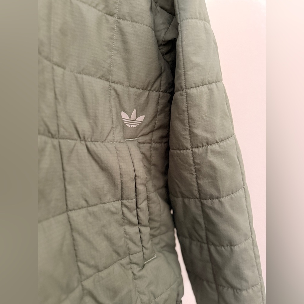 Adidas Quilted Primaloft Pullover Jacket - Size M… - image 5